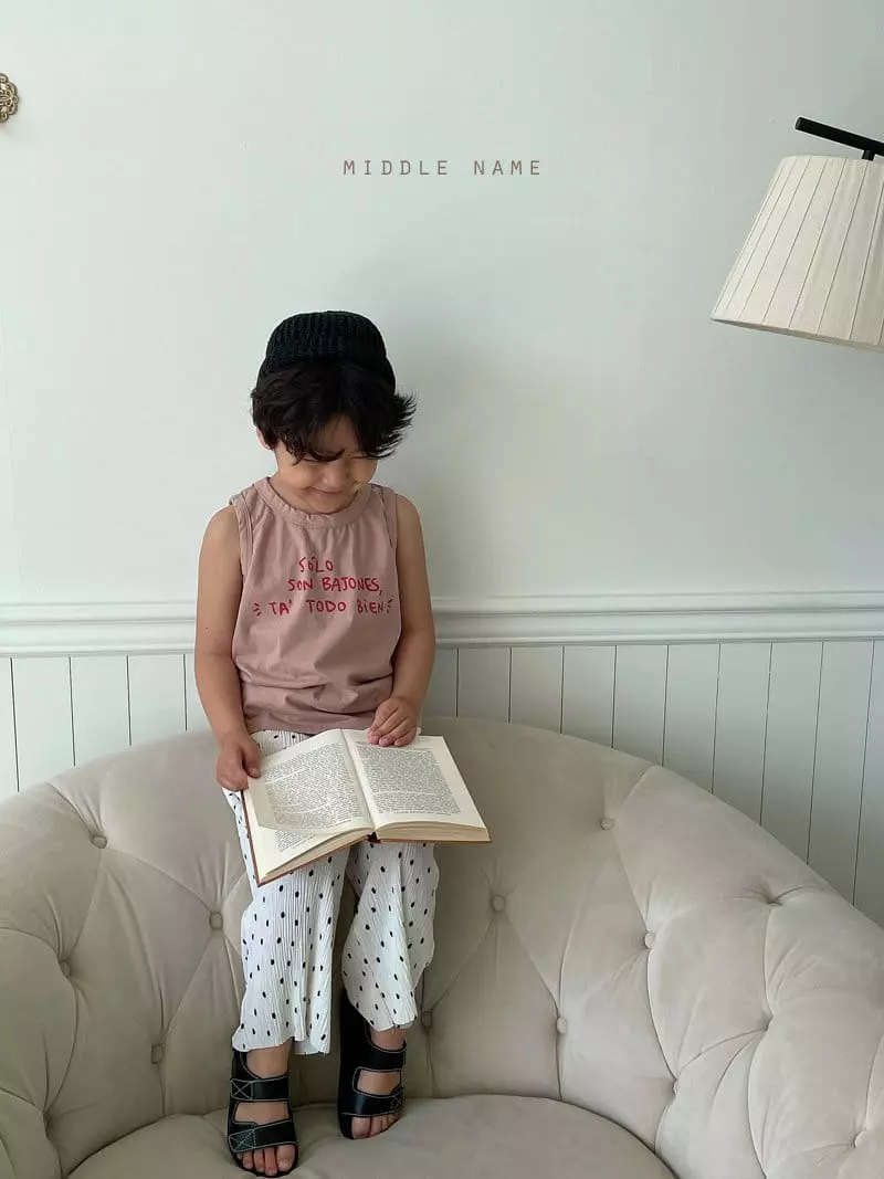 Middle Name - Korean Children Fashion - #todddlerfashion - SOLO Sleeveless - 3