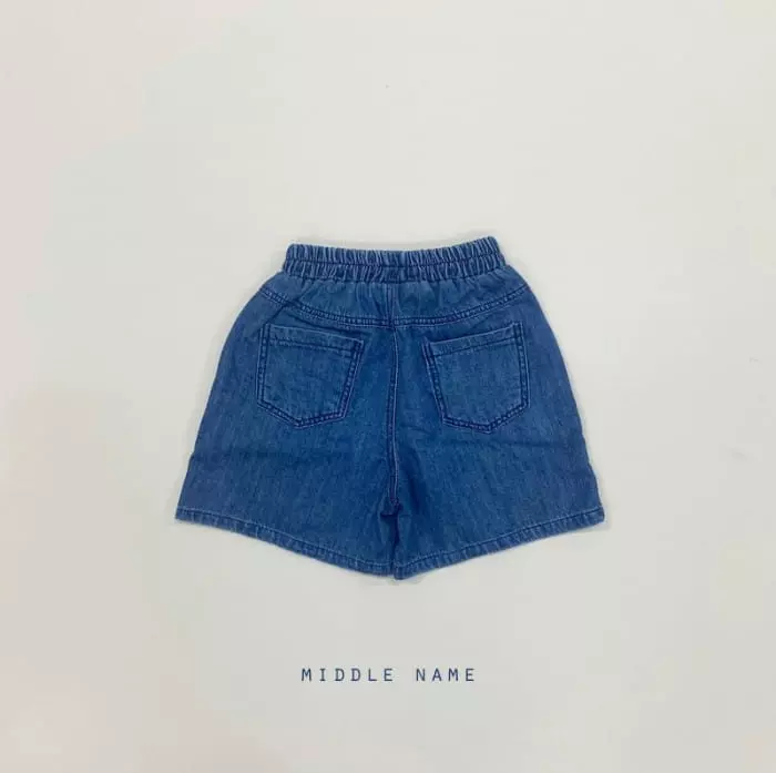 Middle Name - Korean Children Fashion - #toddlerclothing - Denim Short - 7