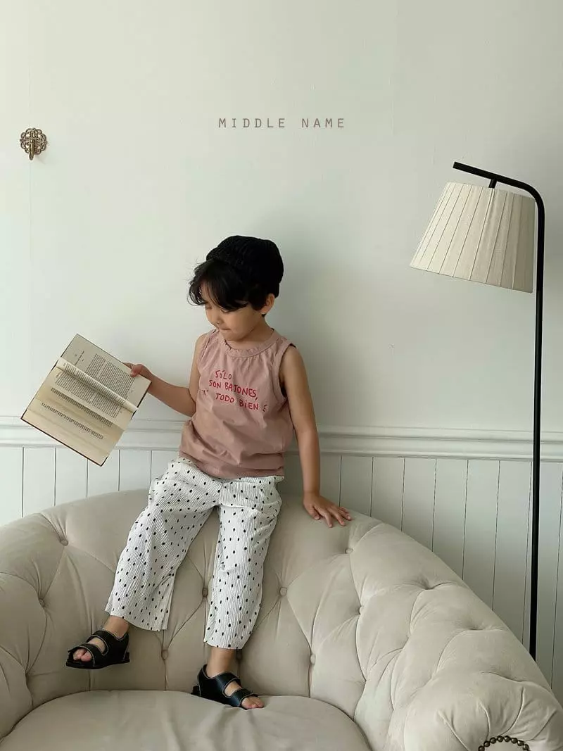 Middle Name - Korean Children Fashion - #todddlerfashion - SOLO Sleeveless - 4