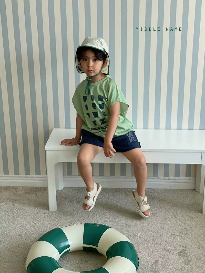 Middle Name - Korean Children Fashion - #toddlerclothing - Alpabet Sleeveless - 3