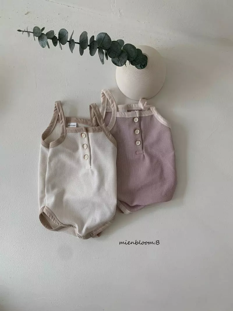 Mienbloom B - Korean Baby Fashion - #babyboutiqueclothing - Baducki Bodysuit with Bonnet - 2