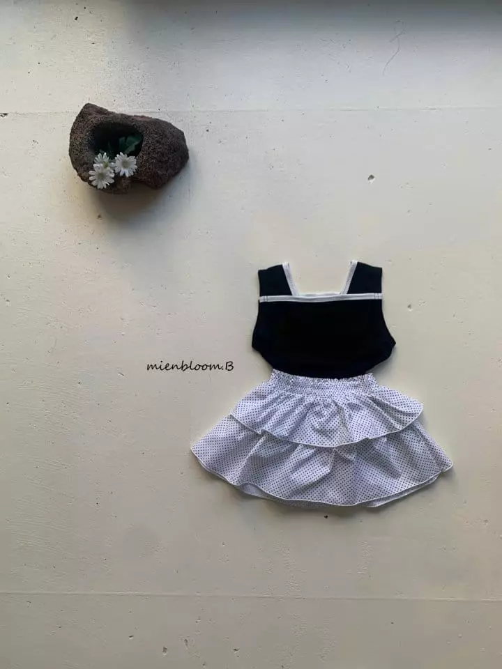 Mienbloom B - Korean Children Fashion - #discoveringself - Dot Cancan Skirt - 5