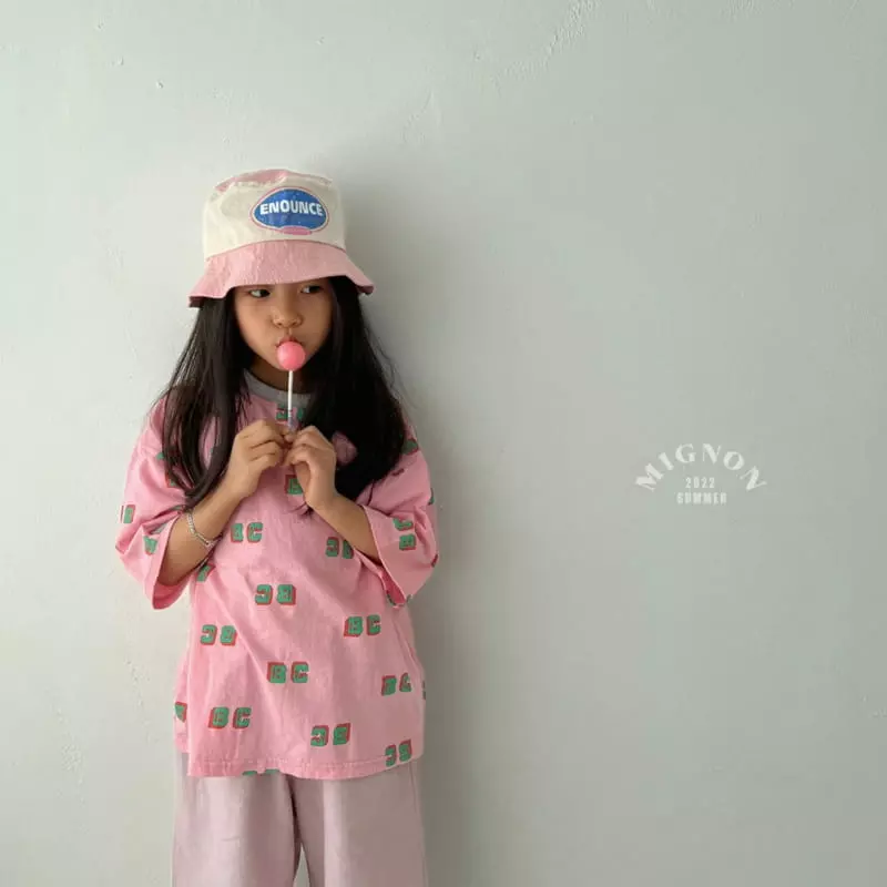 Mignon - Korean Children Fashion - #Kfashion4kids - Alphabet Tee - 8