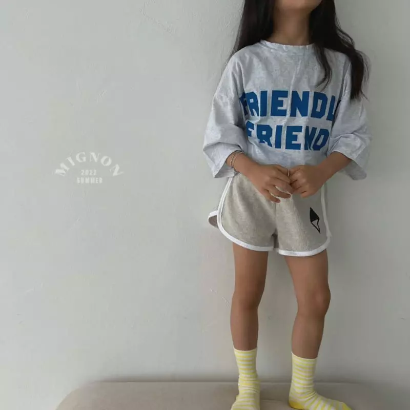 Mignon - Korean Children Fashion - #Kfashion4kids - Waffle Shorts - 6