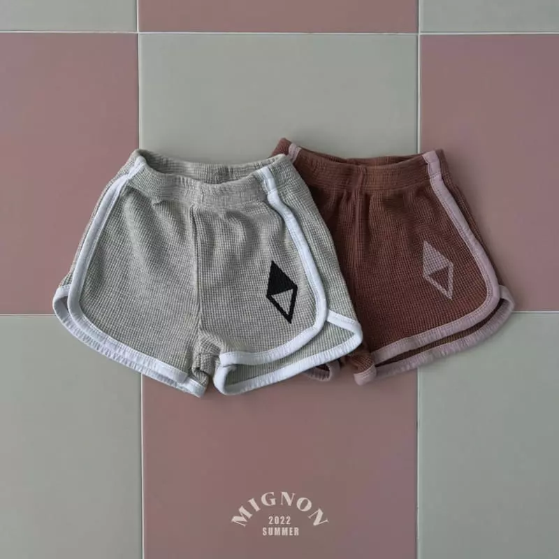 Mignon - Korean Children Fashion - #kidsshorts - Waffle Shorts - 3