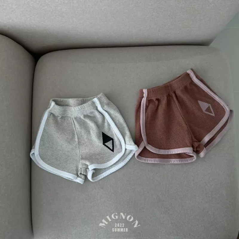 Mignon - Korean Children Fashion - #kidsshorts - Waffle Shorts - 4