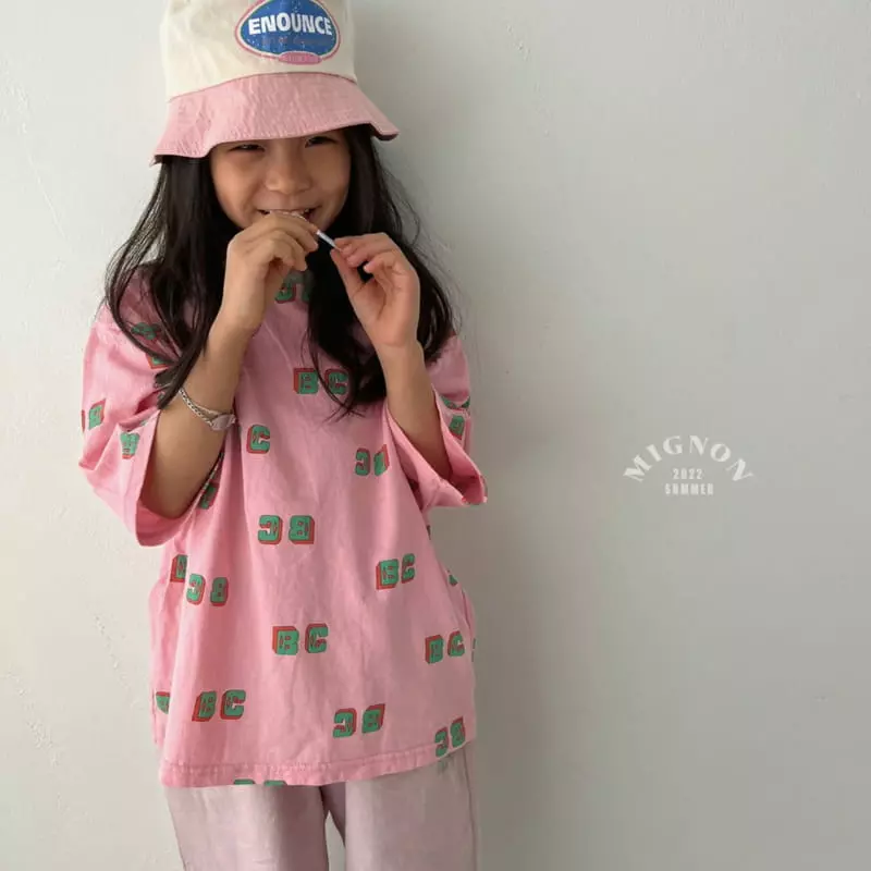 Mignon - Korean Children Fashion - #littlefashionista - Alphabet Tee - 9
