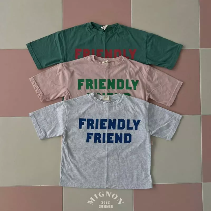 Mignon - Korean Children Fashion - #magicofchildhood - Friendly Tee - 5