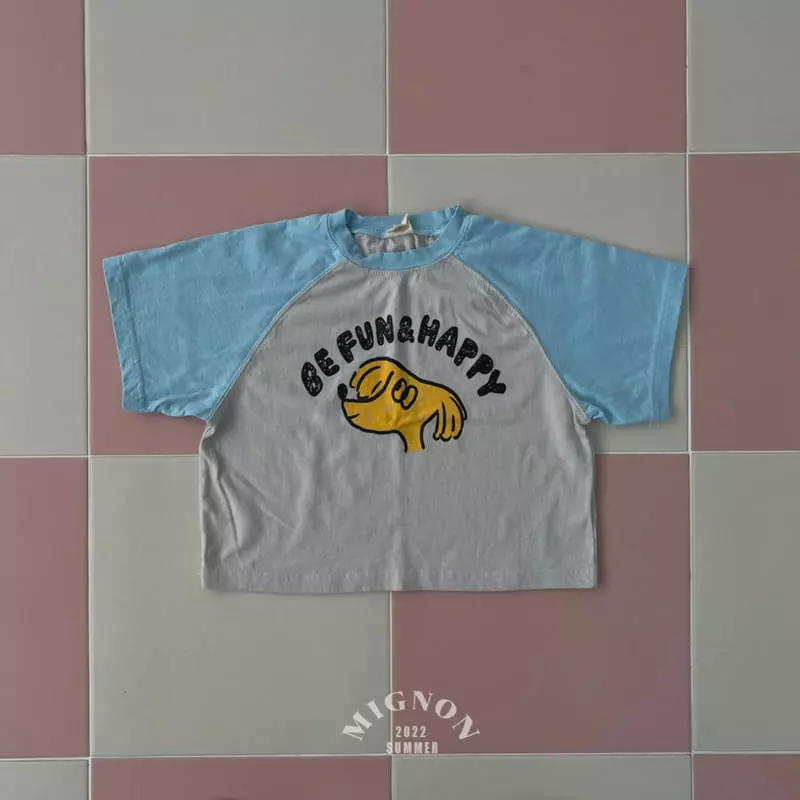 Mignon - Korean Children Fashion - #littlefashionista - Happy Raglan Tee - 4