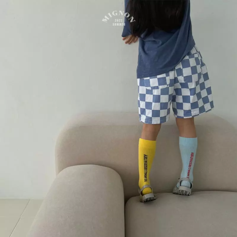 Mignon - Korean Children Fashion - #minifashionista - Chess Shorts - 7