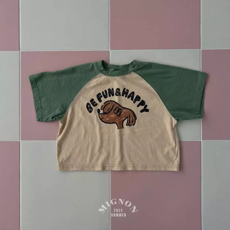 Mignon - Korean Children Fashion - #minifashionista - Happy Raglan Tee - 5