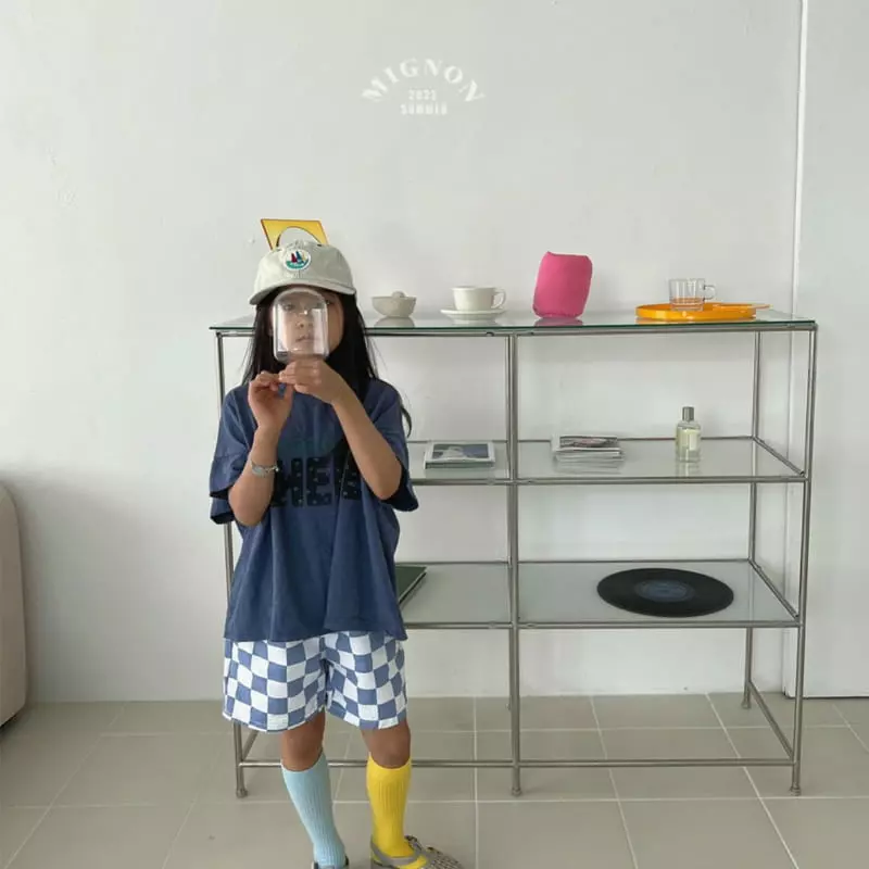 Mignon - Korean Children Fashion - #todddlerfashion - Chess Shorts - 9