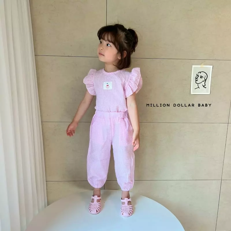 Million Dollar Baby - Korean Children Fashion - #Kfashion4kids - Cherry Top Bottom Set - 7