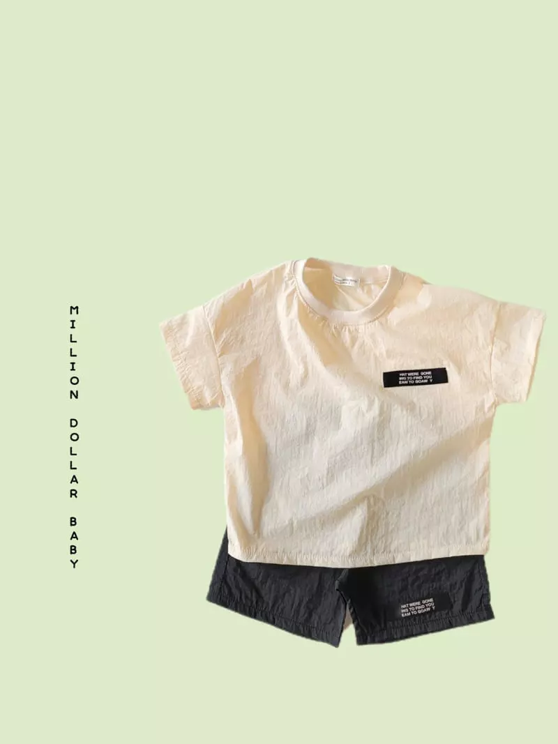 Million Dollar Baby - Korean Children Fashion - #childrensboutique - Wind Patch Shorts - 2