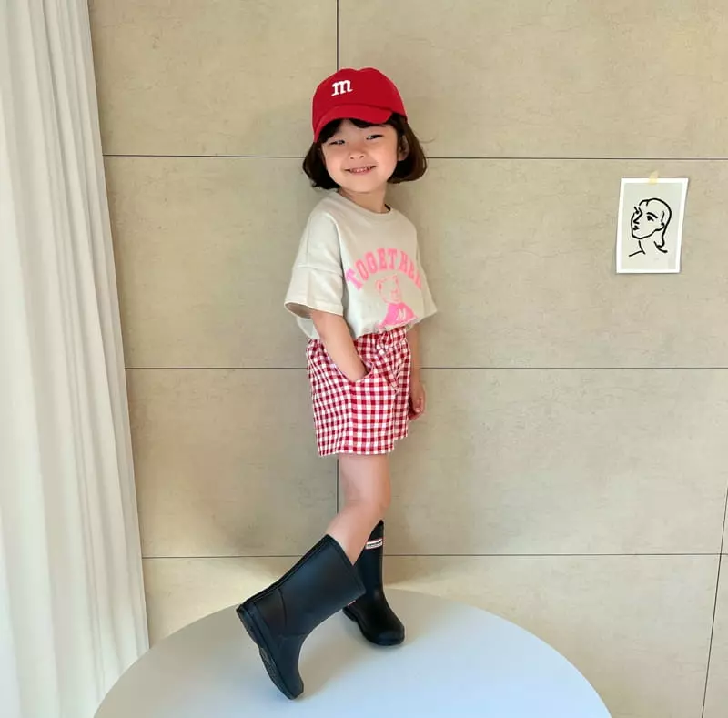 Million Dollar Baby - Korean Children Fashion - #kidzfashiontrend - Castle Check Shorts - 12