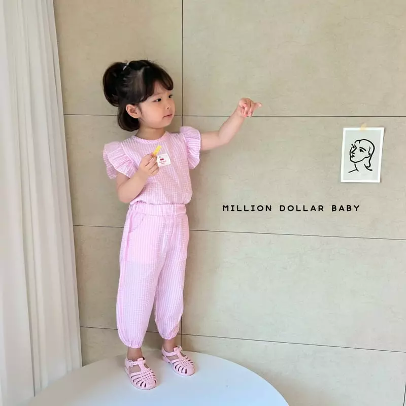 Million Dollar Baby - Korean Children Fashion - #littlefashionista - Cherry Top Bottom Set - 8