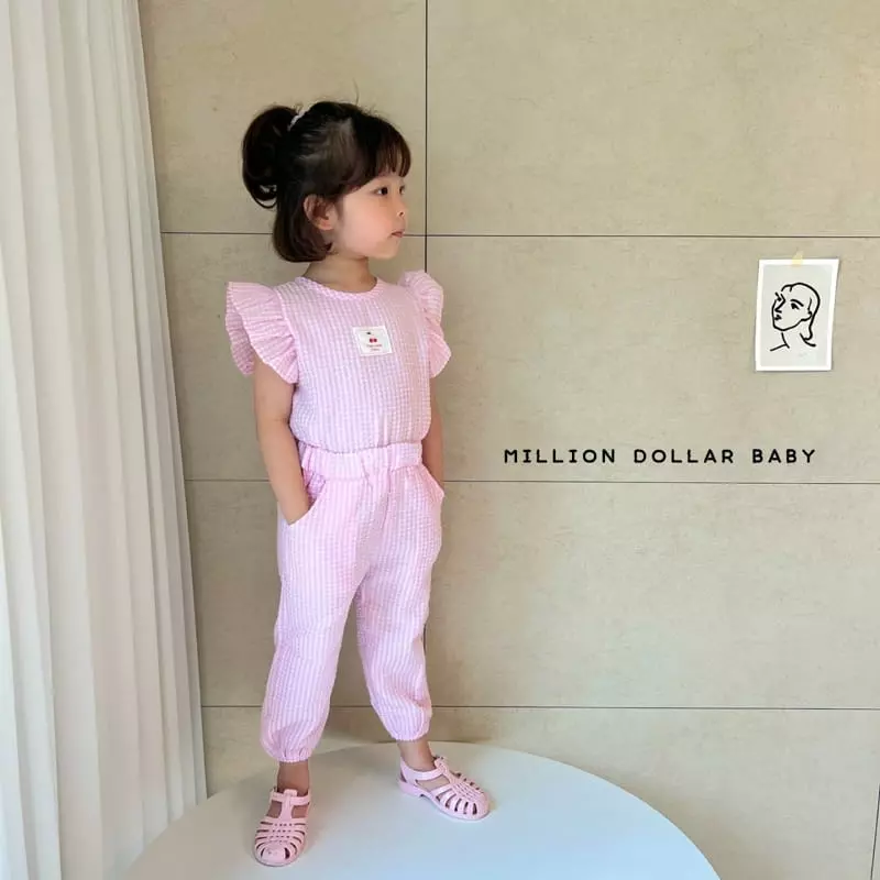 Million Dollar Baby - Korean Children Fashion - #magicofchildhood - Cherry Top Bottom Set - 9