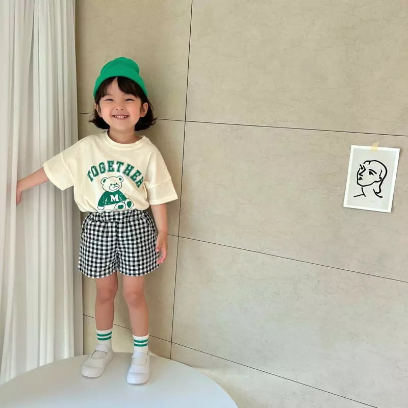 Million Dollar Baby - Korean Children Fashion - #prettylittlegirls - Castle Check Shorts