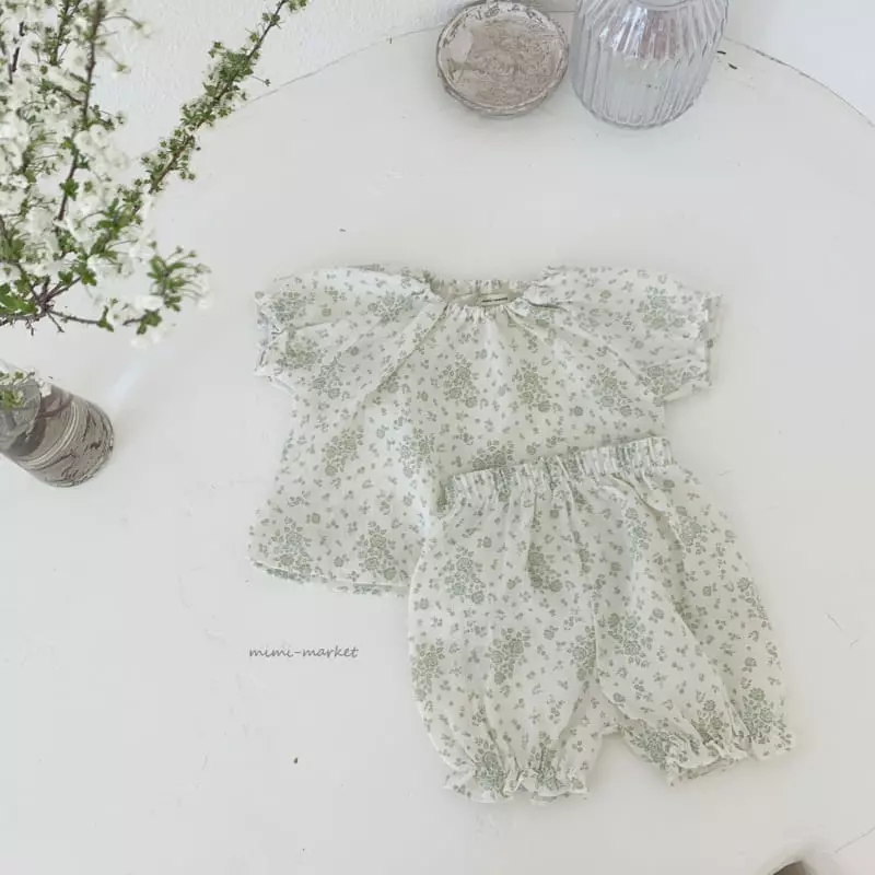 Mimi Market - Korean Baby Fashion - #babyboutique - Bread Top Bottom Set - 6