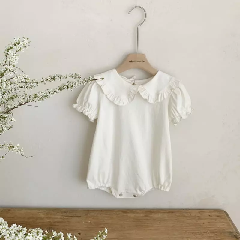 Mimi Market - Korean Baby Fashion - #babyboutique - Anne Collar Bodysuit - 5