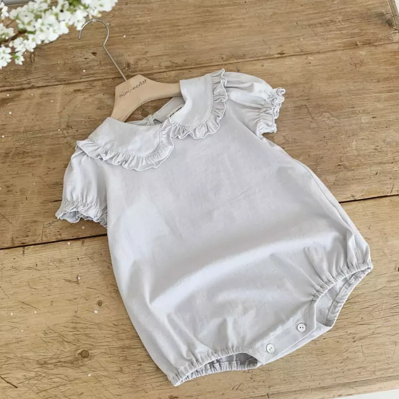 Mimi Market - Korean Baby Fashion - #babyboutique - Anne Collar Bodysuit - 6