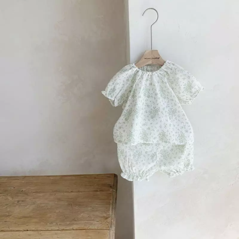 Mimi Market - Korean Baby Fashion - #babyboutiqueclothing - Bread Top Bottom Set - 8