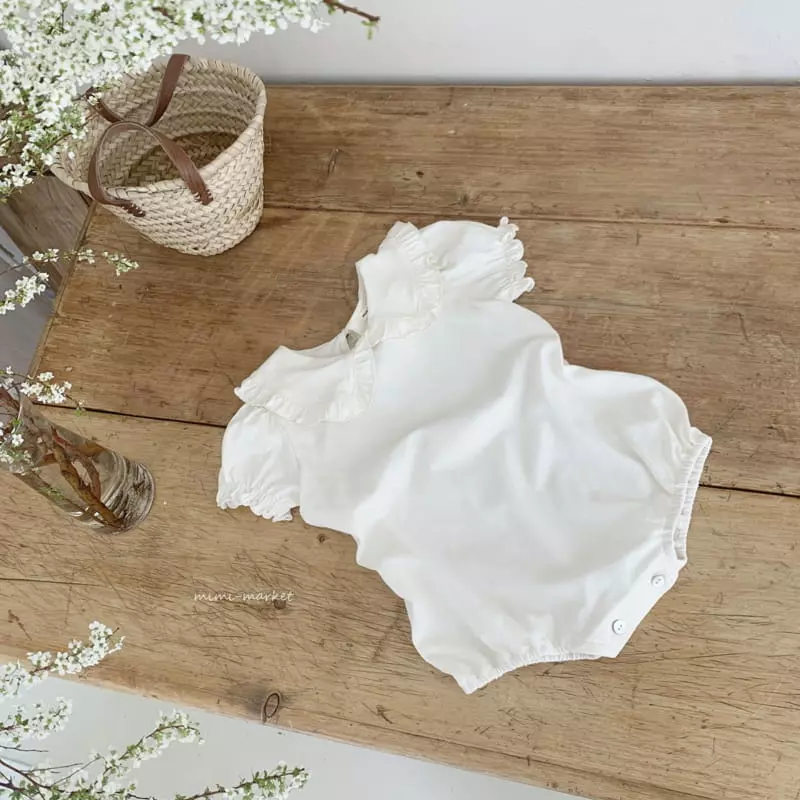 Mimi Market - Korean Baby Fashion - #babyboutiqueclothing - Anne Collar Bodysuit - 7