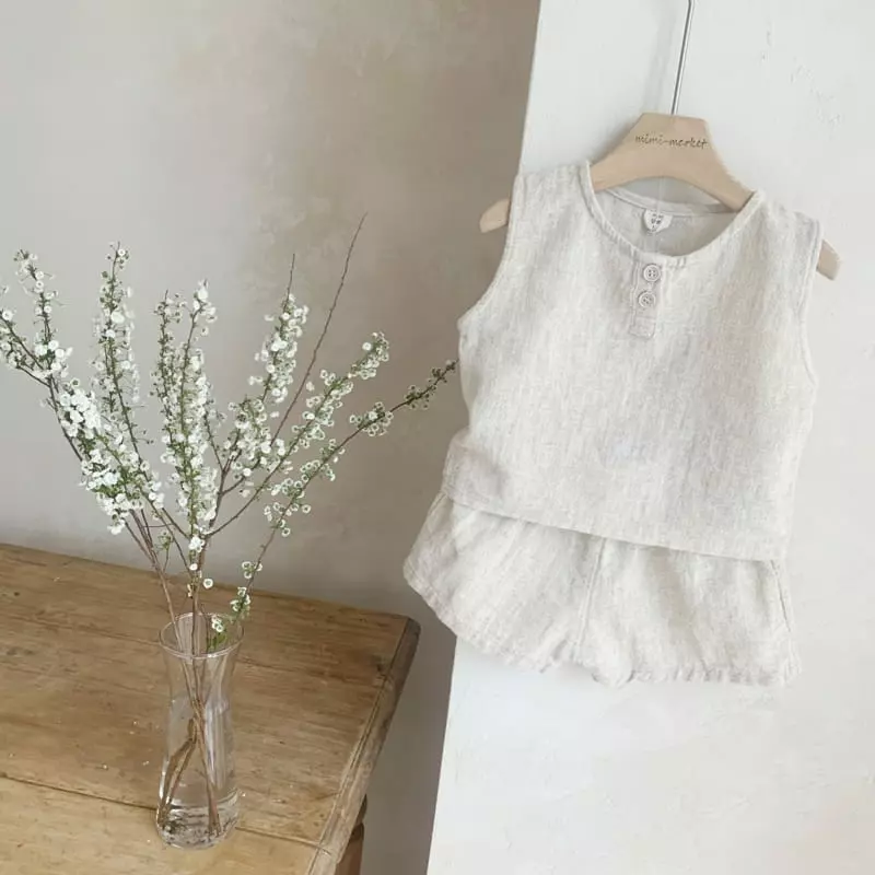 Mimi Market - Korean Baby Fashion - #babyclothing - Lami Top Bottom Set - 12
