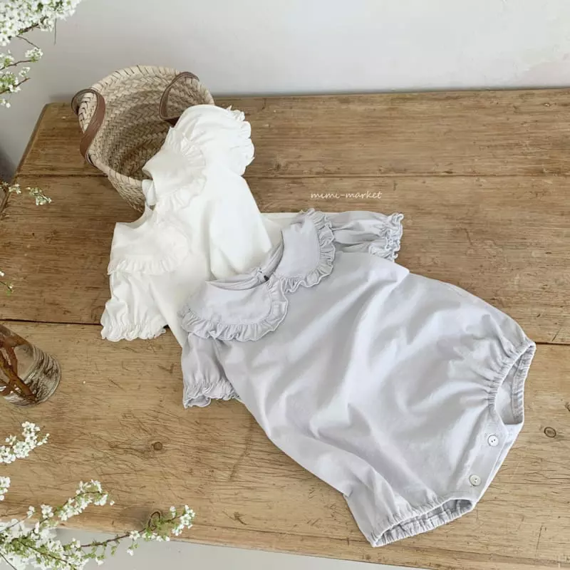 Mimi Market - Korean Baby Fashion - #babyfashion - Anne Collar Bodysuit - 9