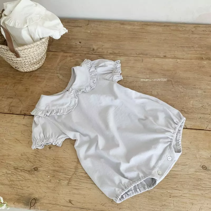 Mimi Market - Korean Baby Fashion - #babygirlfashion - Anne Collar Bodysuit - 11