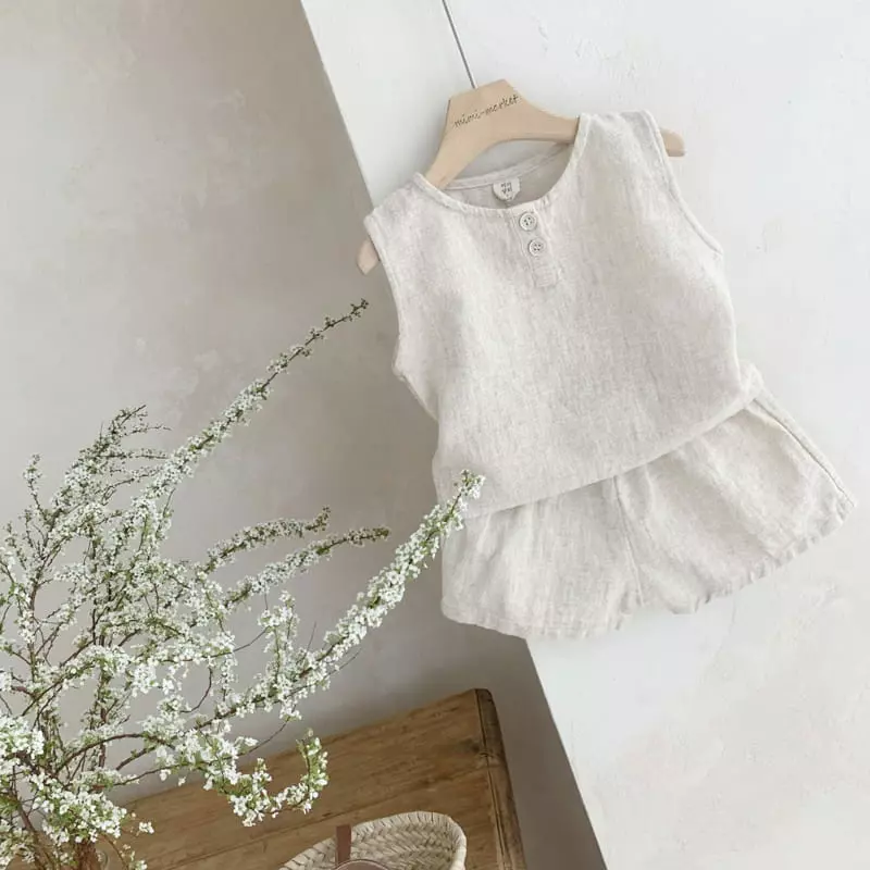 Mimi Market - Korean Baby Fashion - #babyootd - Lami Top Bottom Set - 3