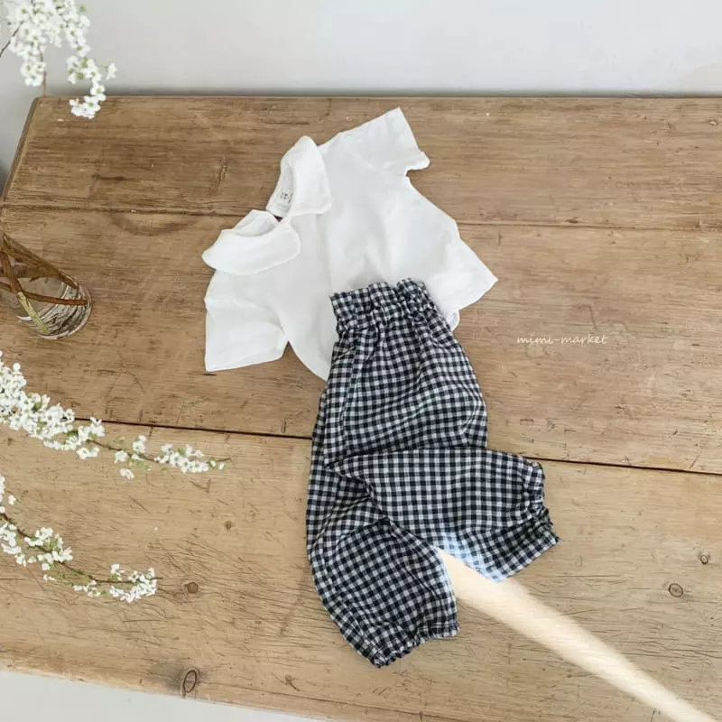 Mimi Market - Korean Baby Fashion - #babyootd - Check Pants - 9