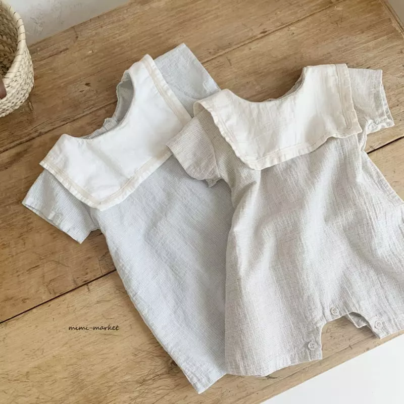 Mimi Market - Korean Baby Fashion - #babyoutfit - Marine Bodysuit - 3