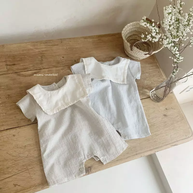 Mimi Market - Korean Baby Fashion - #babyoutfit - Marine Bodysuit - 4