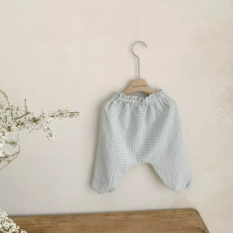 Mimi Market - Korean Baby Fashion - #babyoutfit - Check Pants - 11