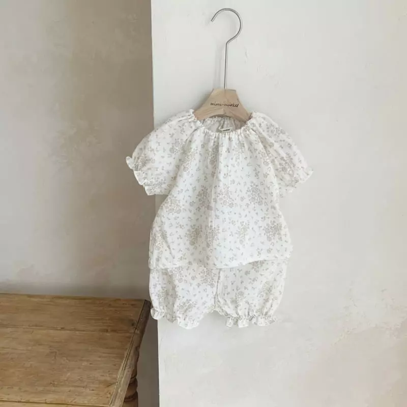 Mimi Market - Korean Baby Fashion - #babywear - Bread Top Bottom Set - 3