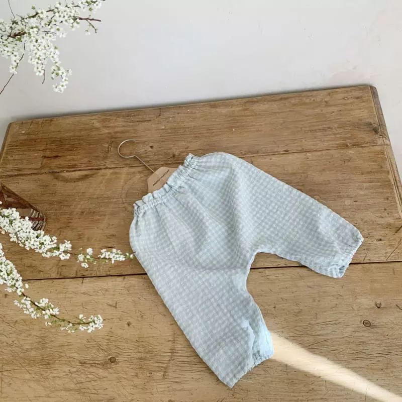 Mimi Market - Korean Baby Fashion - #babywear - Check Pants - 12