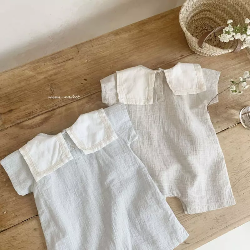 Mimi Market - Korean Baby Fashion - #onlinebabyboutique - Marine Bodysuit - 6