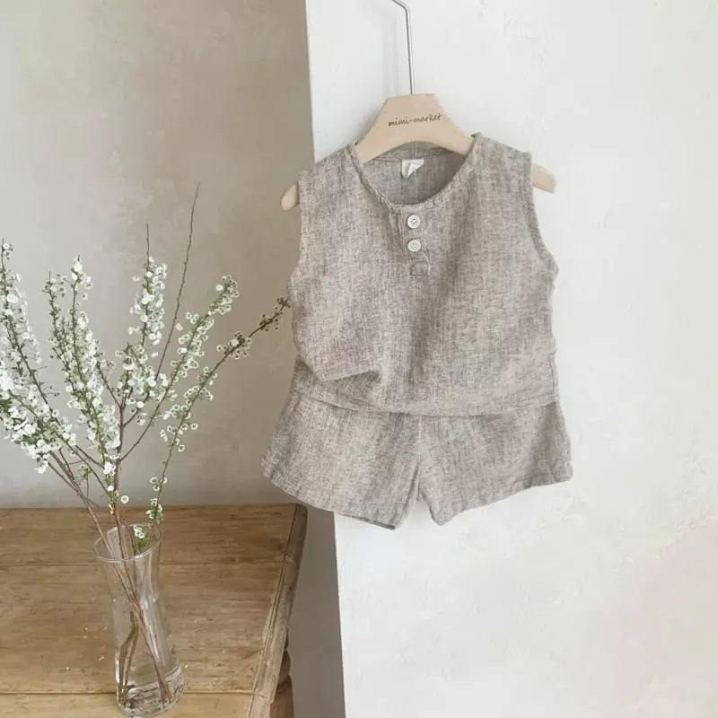 Mimi Market - Korean Baby Fashion - #onlinebabyshop - Lami Top Bottom Set - 8