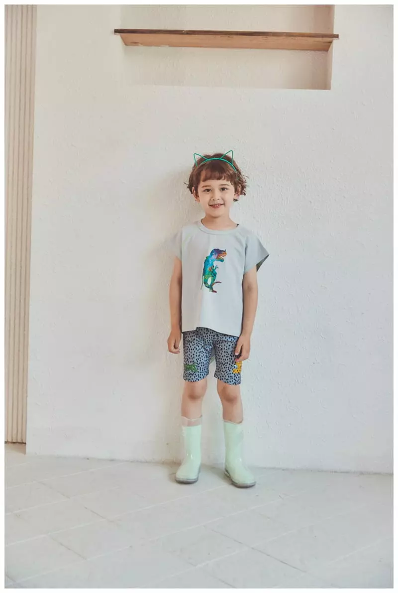 Mimico - Korean Children Fashion - #designkidswear - Cool Dino Tee - 5