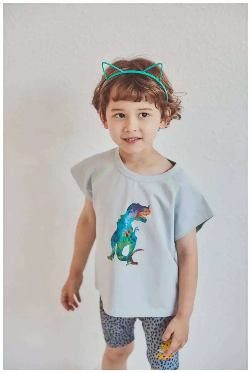 Mimico - Korean Children Fashion - #discoveringself - Cool Dino Tee - 6