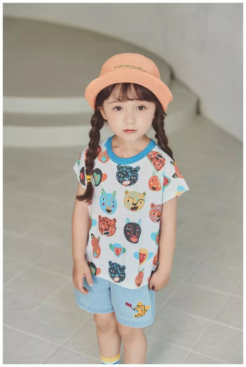 Mimico - Korean Children Fashion - #fashionkids - Action Mask Tee - 9