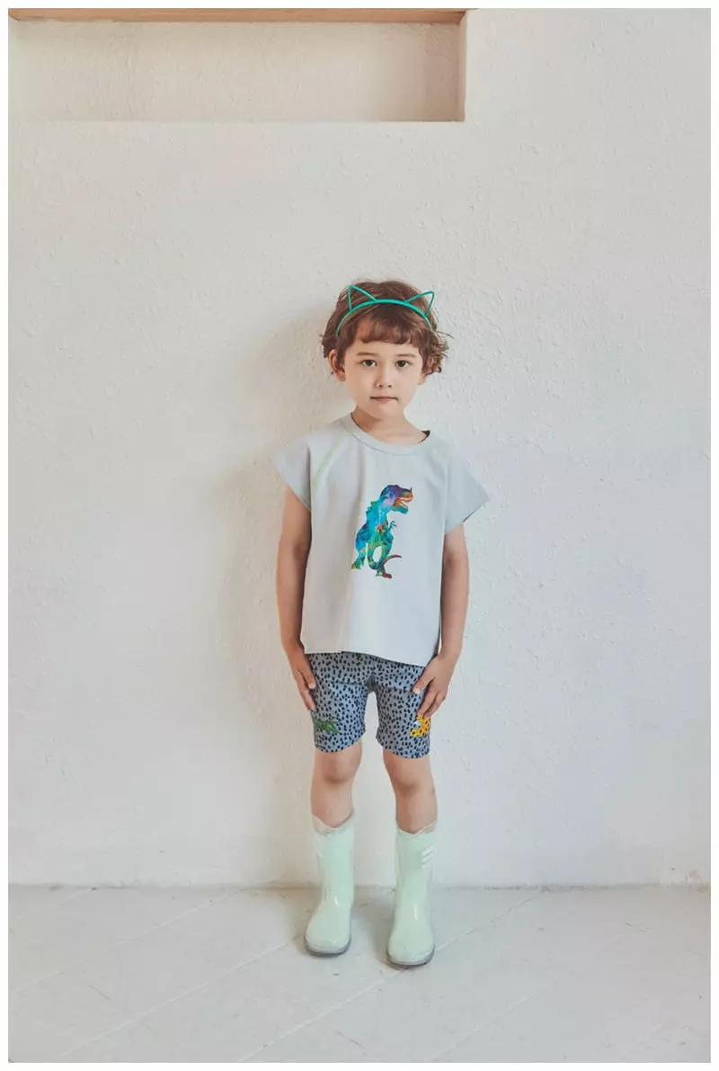 Mimico - Korean Children Fashion - #fashionkids - Cool Dino Tee - 7