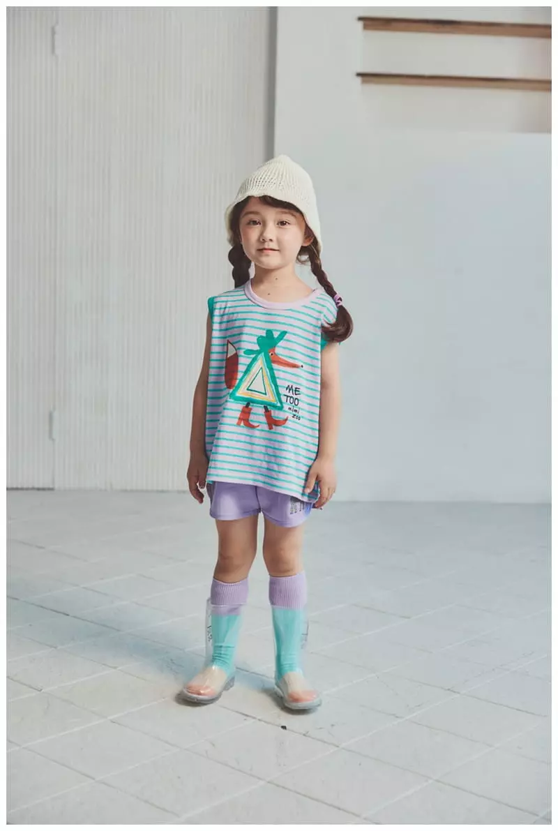 Mimico - Korean Children Fashion - #fashionkids - Long Pin Tee - 2
