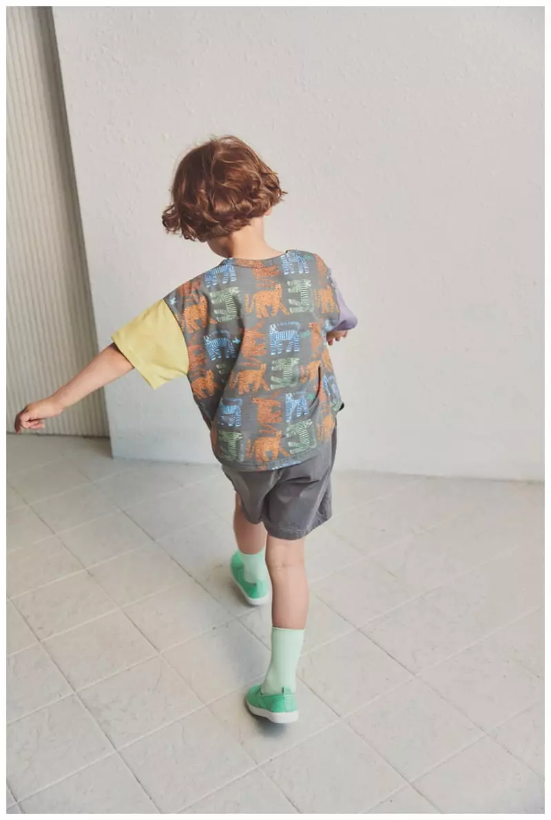 Mimico - Korean Children Fashion - #kidsshorts - Beast Tee - 12