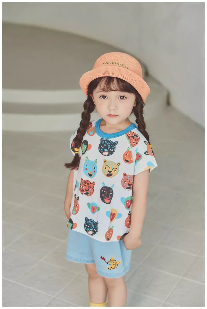 Mimico - Korean Children Fashion - #kidsshorts - Action Mask Tee - 10
