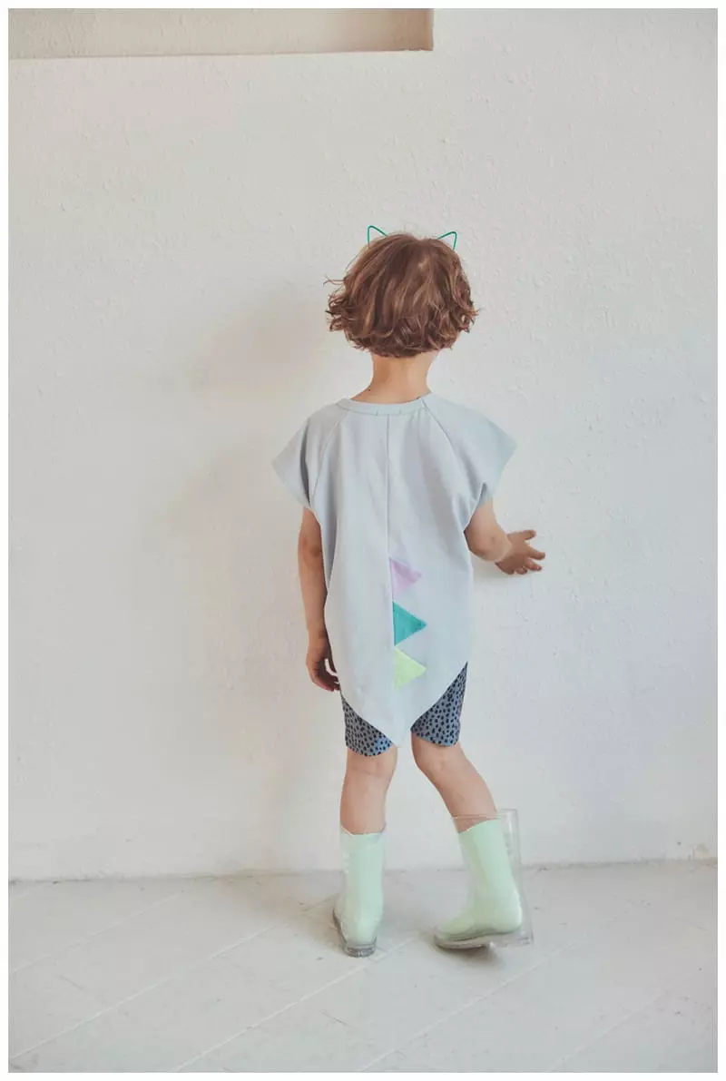 Mimico - Korean Children Fashion - #kidsshorts - Cool Dino Tee - 8