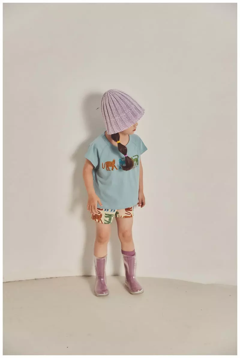 Mimico - Korean Children Fashion - #kidsshorts - Jue Jue Cool Tee - 5