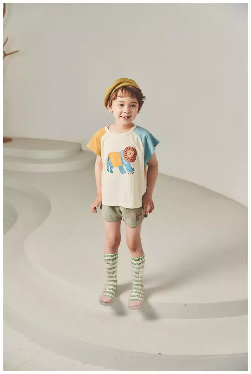 Mimico - Korean Children Fashion - #magicofchildhood - Lion Tee - 4