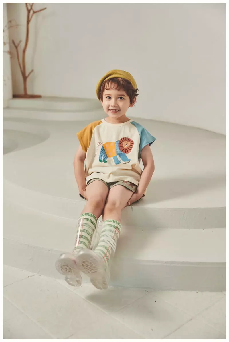 Mimico - Korean Children Fashion - #stylishchildhood - Lion Tee - 8